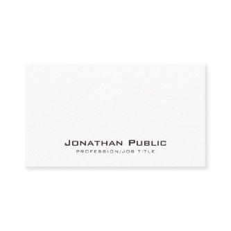 White Modern Plain Professional Simple Elegant