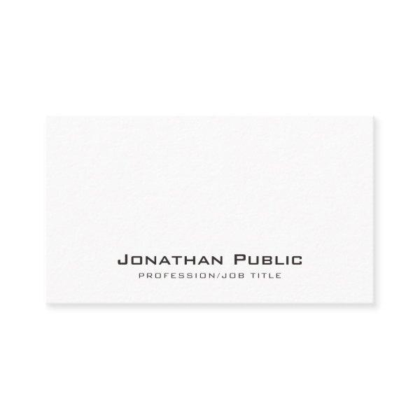 White Modern Plain Professional Simple Elegant