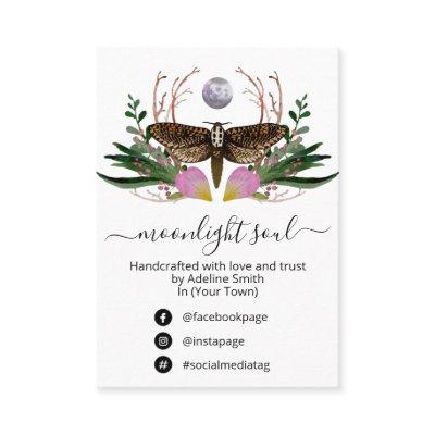 White Moon Moth Spell Jar Kit
