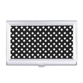 White on Black Diamond Design Case For