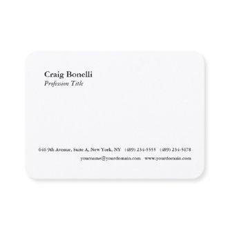 White Premium Silk Minimalist Modern Professional