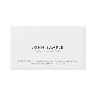White Professional Modern Sophisticated Simple