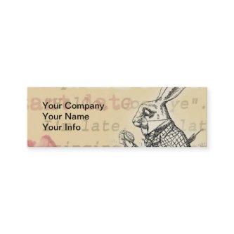 White Rabbit Alice in Wonderland Art Mini