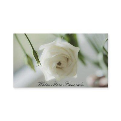 White Rose design funeral services business