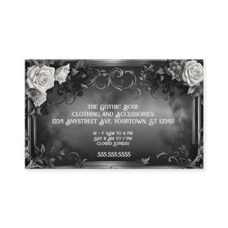 White Roses and Gothic Frame