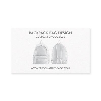 White School Backpack Bag