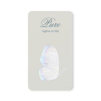 White Seashell Butterfly Beauty and Wellness