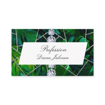 White Silver Marble Rose Black Glitter
