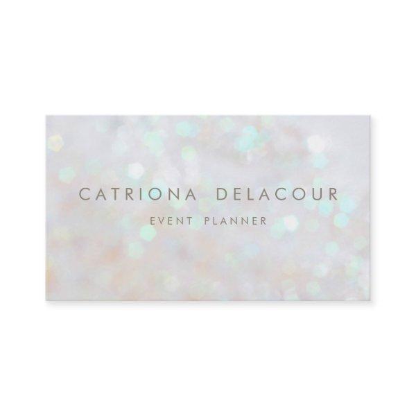 White Subtle Glitter Bokeh