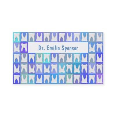 White Tooth Box Pattern Dentist