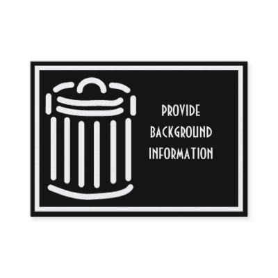 White Trash Can Symbol