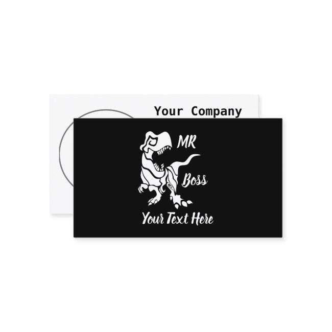 White Trex the Boss Dino