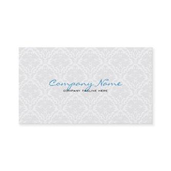White Vintage Orante Floral Damasks  Pattern