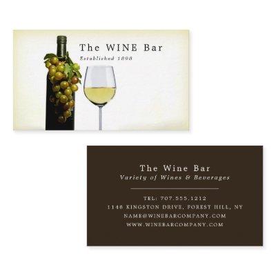White Wine & Grapes, Wine Bar/Winery