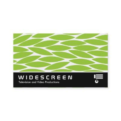 Widescreen 0448 - Abstract Leaves - Martian Grn