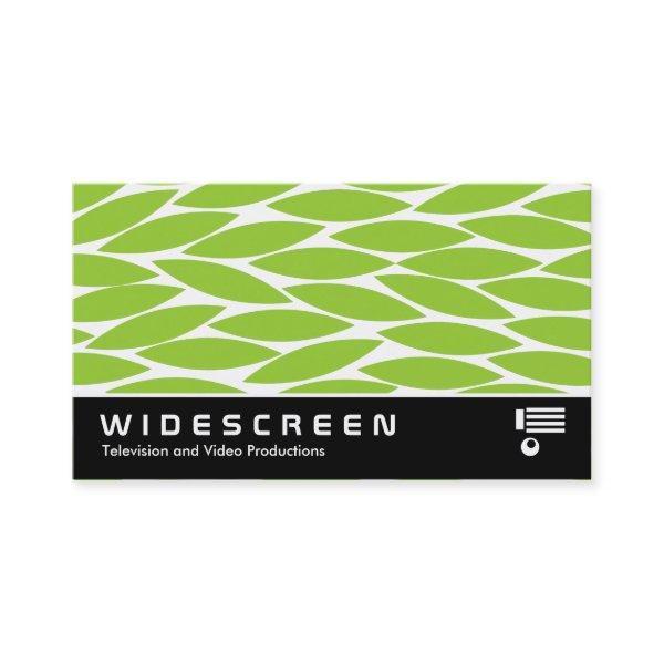 Widescreen 0448 - Abstract Leaves - Martian Grn