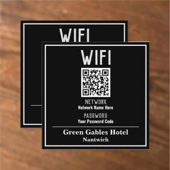 WiFi Instructions With QR Code Square