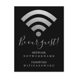 Wifi Password and Network Personalized Postcard