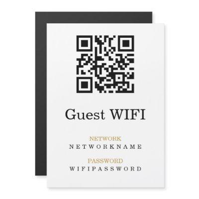 Wifi Password and Network Personalized QR Code