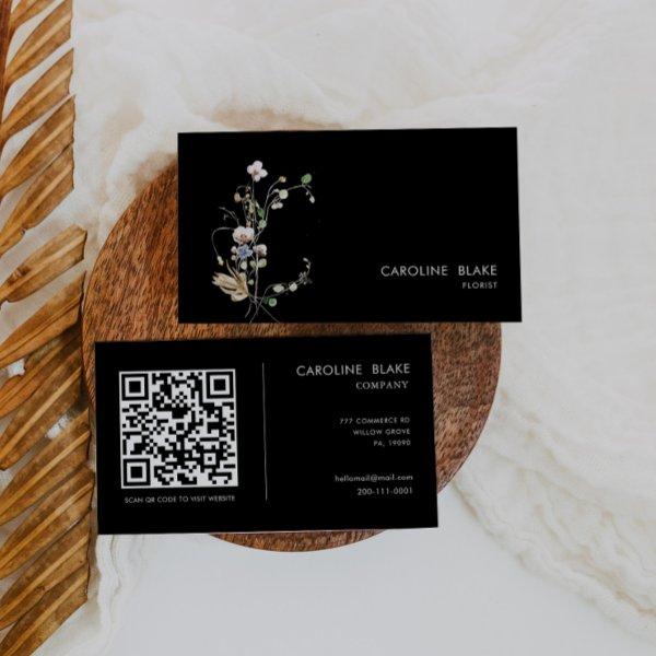 Wild Forest Floral Minimalist Simple Qr Code