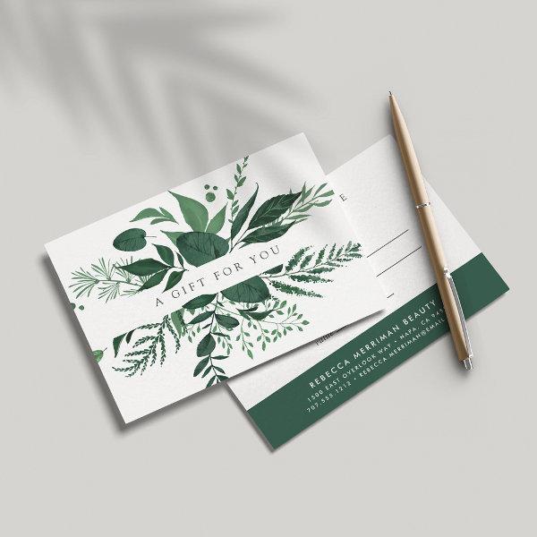 Wild Forest Gift Certificate Card