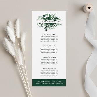 Wild Forest | Services or Price List Rack Card