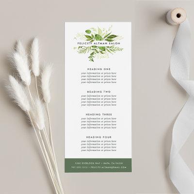 Wild Meadow | Services or Price List Rack Card