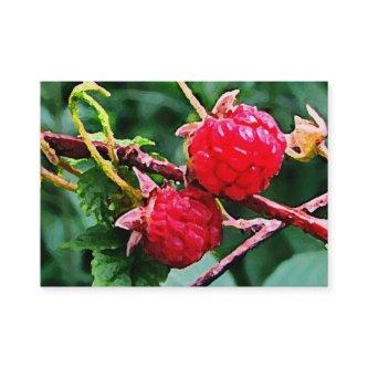 Wild Raspberries ATC