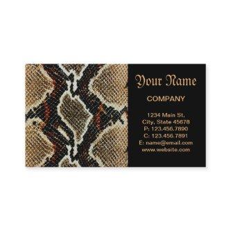 wild reptile pattern colorful python snake print