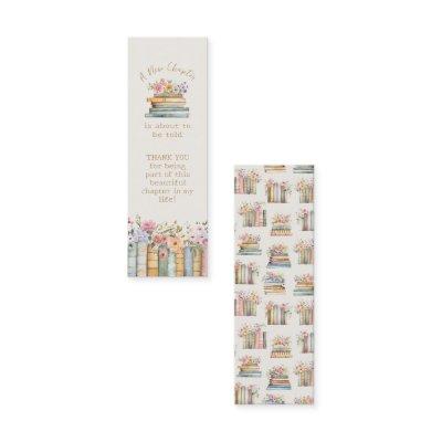 Wildflower Book Bookmark Favor Mini