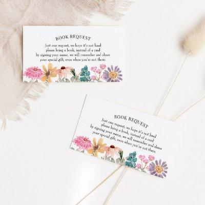 Wildflower Book Request/Book for Baby Baby Shower