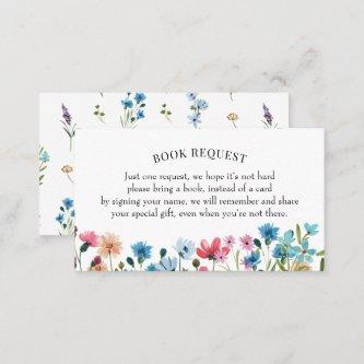 Wildflower Book Request or Book for Baby Card