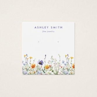 Wildflower Earring Display Card