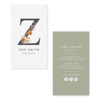 Wildflower Monogram Z