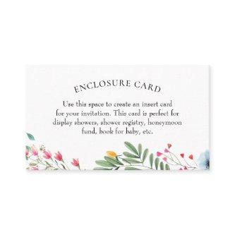 Wildflower Shower Enclosure Card