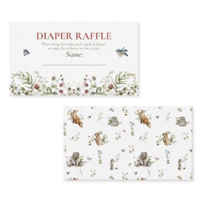 Wildflower Strawberry Summer Shower Diaper Raffle