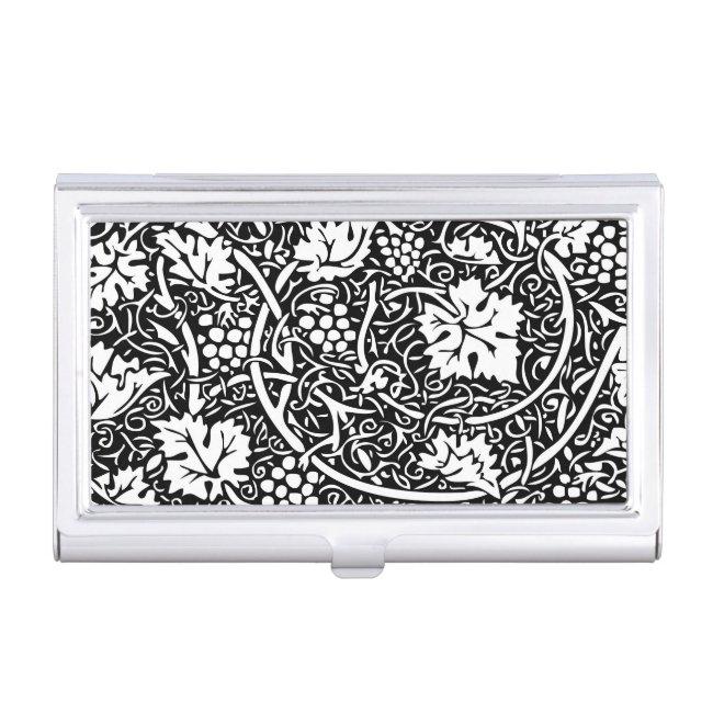 William Morris Black White Grape Vine Case For