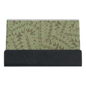 William Morris Branch Leaves Wallpaper Desk  Holder
