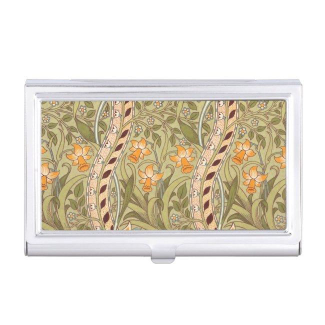 William Morris Daffodil Garden Flower Classic Bota Case