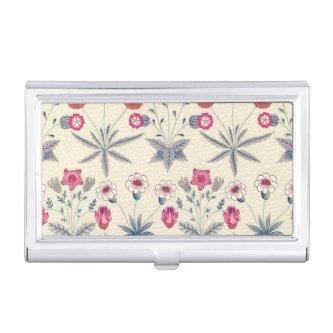 William Morris Daisy Floral Pattern Red Orange  Case