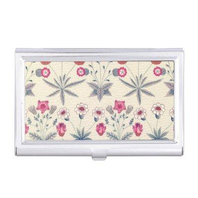 William Morris Daisy Floral Pattern Red Orange  Case
