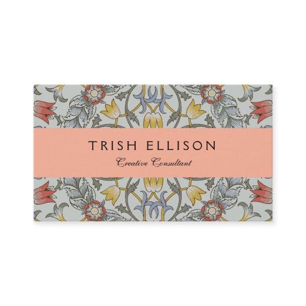 William Morris Floral Circle Flower Illustration