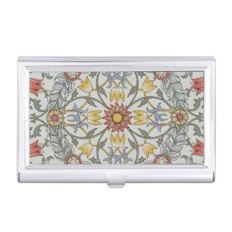 William Morris Floral Circle Flower Illustration  Case