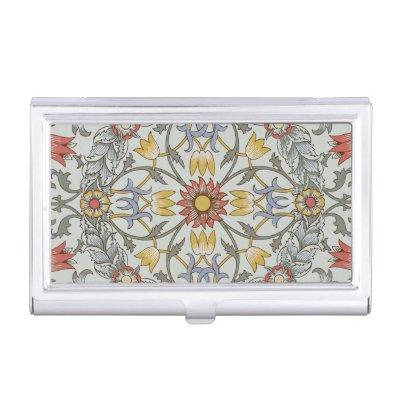 William Morris Floral Circle Flower Illustration  Case
