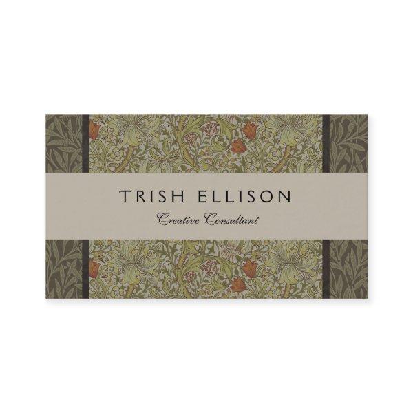 William Morris Floral lily willow art print design