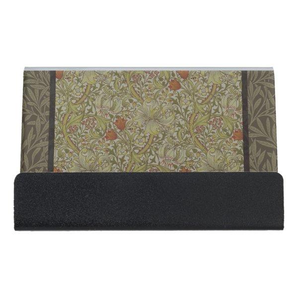 William Morris Floral lily willow art print design Desk  Holder