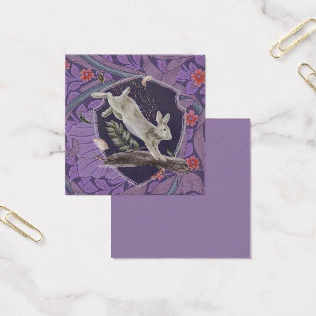 William Morris Forest Rabbit Floral Art Nouveau