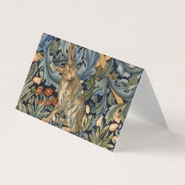 William Morris Forest Rabbit Floral Art Nouveau