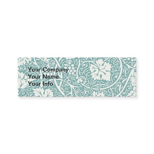 William Morris Grape Pattern Teal Turquoise Mini