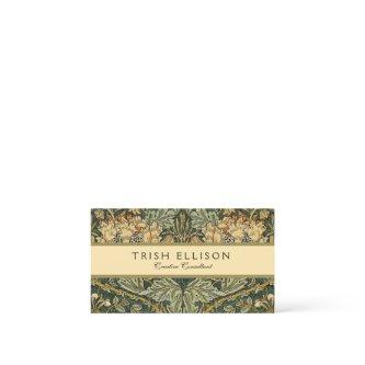 William Morris Honeysuckle Green Floral
